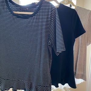 Banana Republic peplum blouse set, sz. Medium